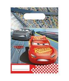 Disney Cars 3 party poser, 6 stk