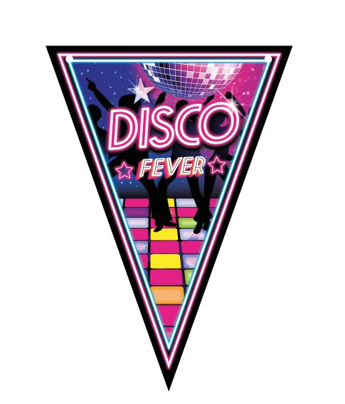 Disco Fever vimpelguirlande