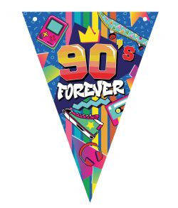 90´s Forever vimpelguirlande