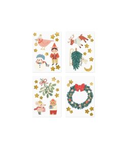 Flotte Merry christmas vindue stickers