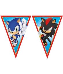 Festlig Sonic vimpelguirlande