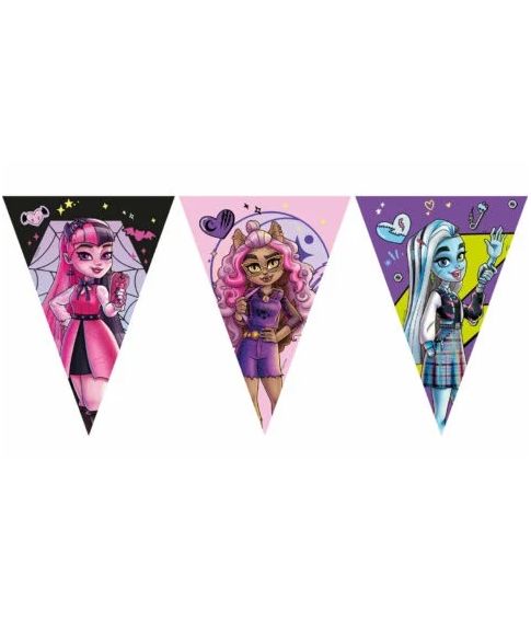 Monster High Best Students vimpelguirlande