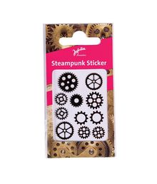 Steampunk ansigt stickers