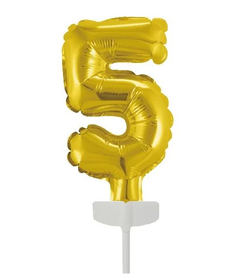 Kage folieballon guld 5