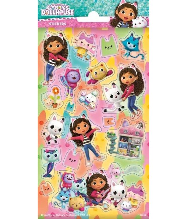 Gabbys doll house twinkle stickers