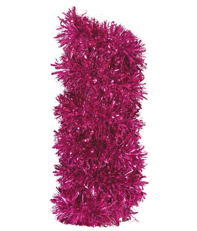 Fuchsia folie guirlande1,80 cm