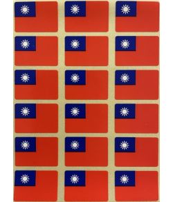 Taiwan flag stickers