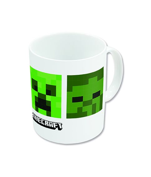 Minecraft krus i porcelæn.