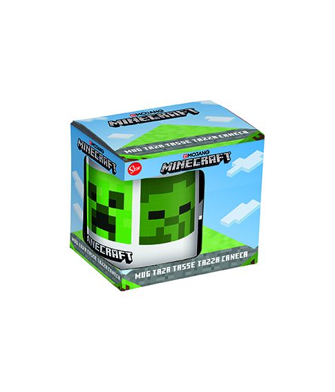 Minecraft krus i porcelæn.