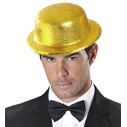 Guld glimmer bowlerhat