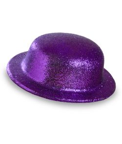 Lilla glimmer bowlerhat