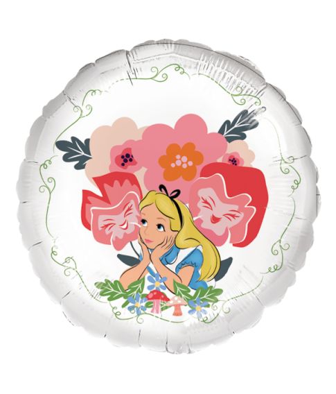 Alice i Eventyrland folieballon, 43 cm