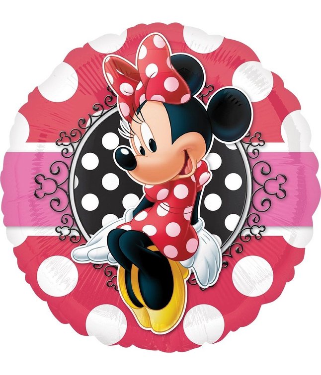 Minnie Mouse portræt folieballon, 43 cm