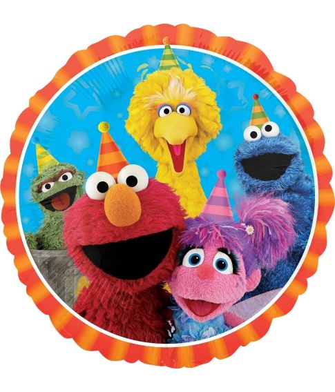 Sesame Street folieballon, 43 cm