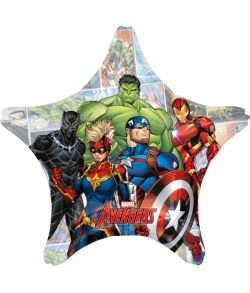 Marvel Avengers stjerne folieballon