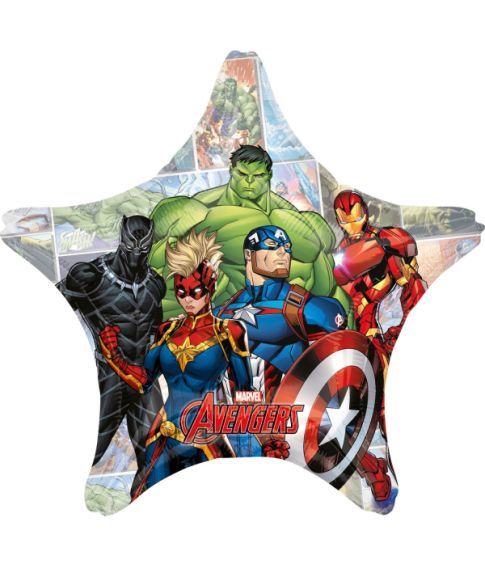 Marvel Avengers stjerne folieballon