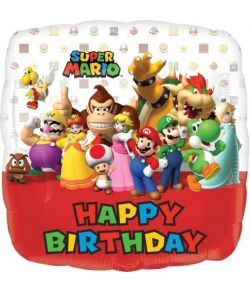 Super Mario Happy Birthday folieballon