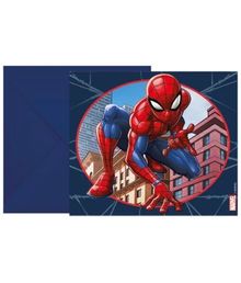 6 stk Spiderman inviationer