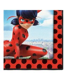 20 stk. flotte Miraculous: Ladybug servietter.