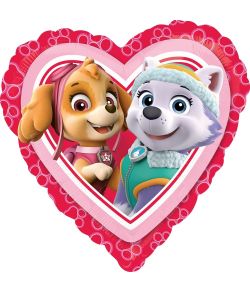 Paw Patrol folieballon, Love - Girl