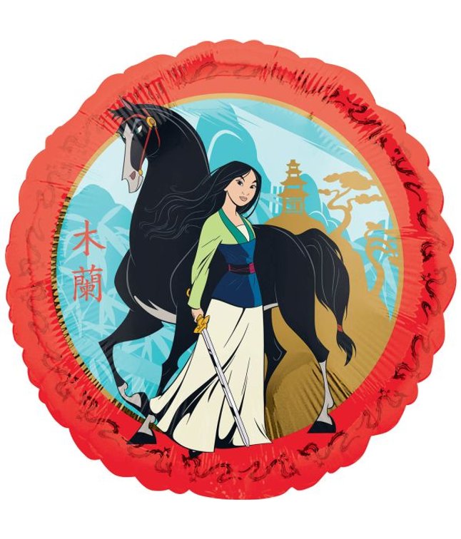 Mulan folieballon, 43cm