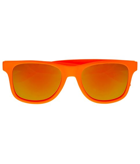 Neon orange 80er briller