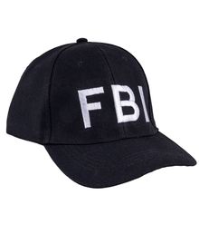 FBI kasket med broderet logo.