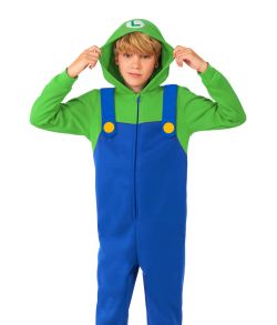 OppoSuit Luigi onesie til børn.