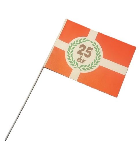 Hurraflag A4 25 år