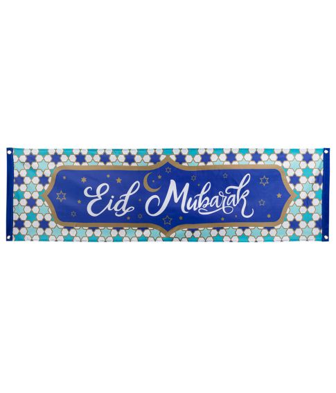 Eid Mubarak banner 50 x 180 cm