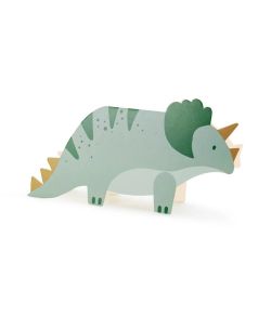 Dinosaur Triceratops invitationer 6 stk