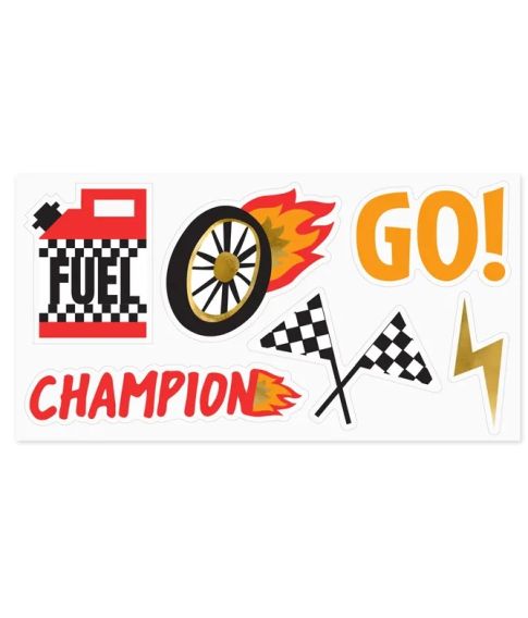 Racing stickers