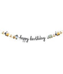 Store maskiner Happy Birthday banner