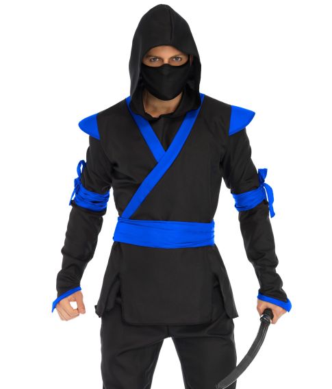 Ninja Assassin kostume, blå