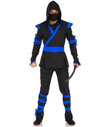 Ninja Assassin kostume, blå