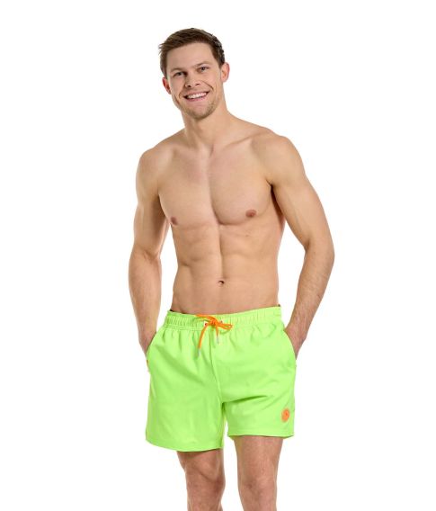 Neon lime badeshorts