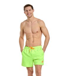 Neon lime badeshorts