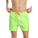 Neon lime badeshorts