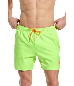 Neon lime badeshorts