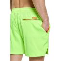 Neon lime badeshorts