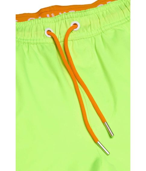 Neon lime badeshorts