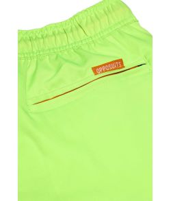 Neon lime badeshorts