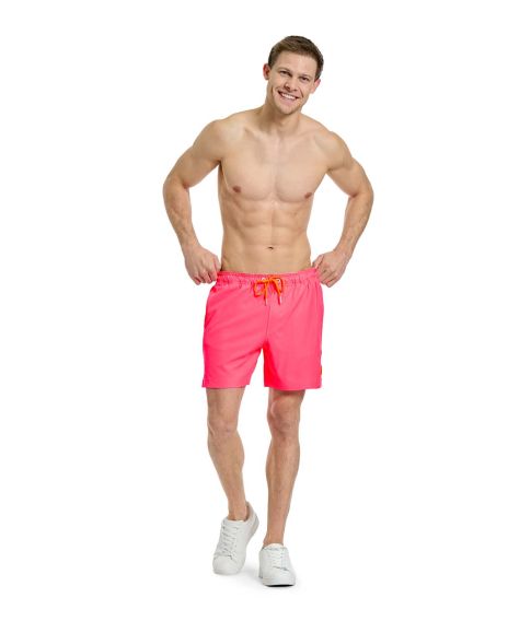 Neon pink badeshorts