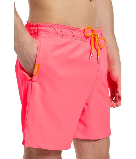 Neon pink badeshorts