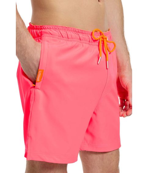 Neon pink badeshorts