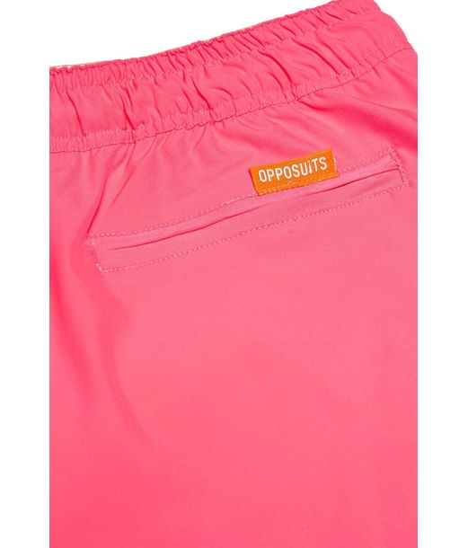 Neon pink badeshorts