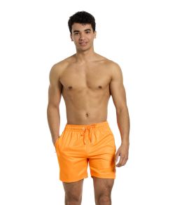 Neon orange badeshorts