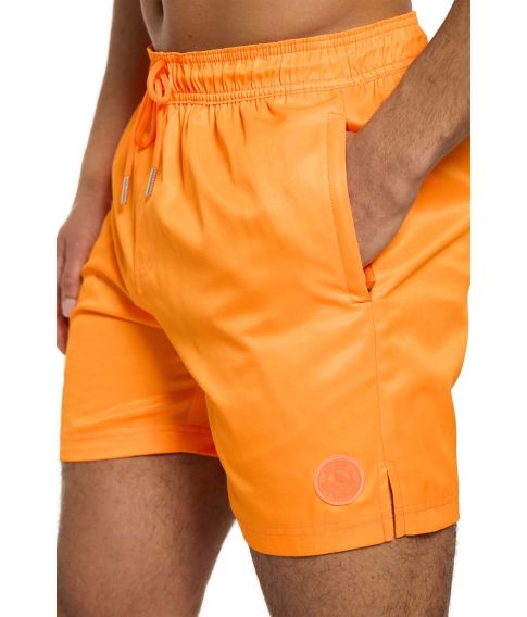 Neon orange badeshorts