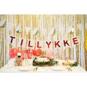 Tillykke banner, 3,6 m