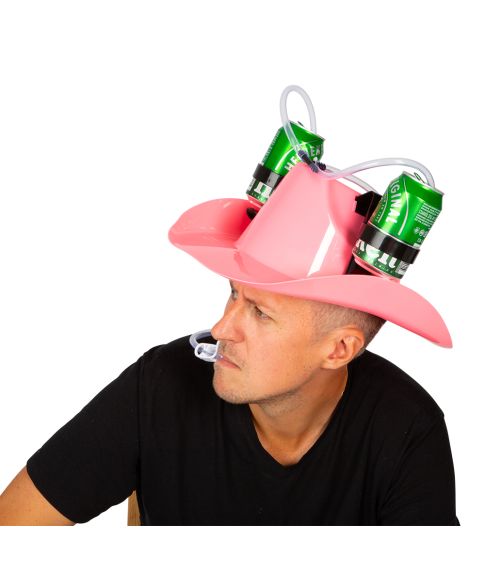 Pink drikke cowboyhat